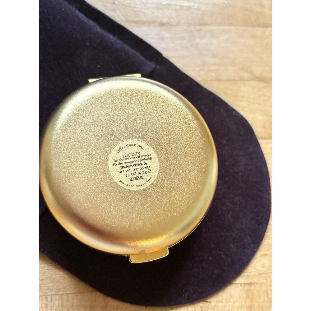 Vintage Estée Lauder Y2K 2000 Gold Lucidity Transparent 06 Mirror Compact Unused - Picture 4 of 8